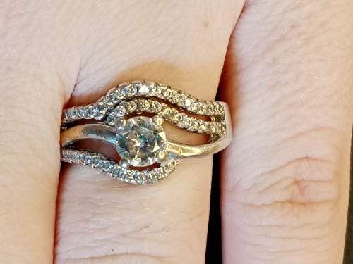 Sterling silver Size L