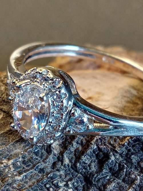 Sterling silver Size P