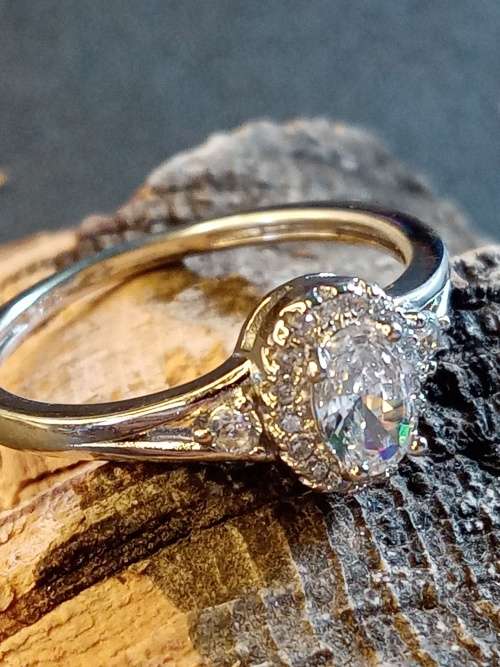 Sterling silver Size P