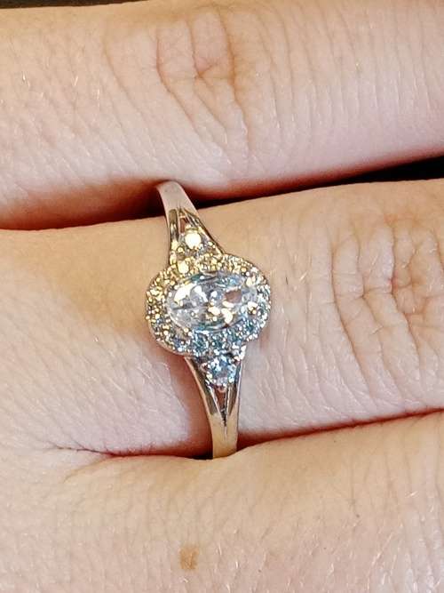 Sterling silver Size P