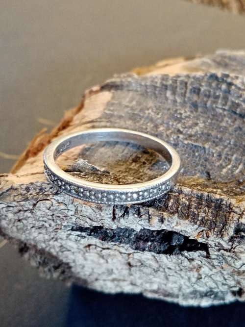 Sterling silver ring Size O.5