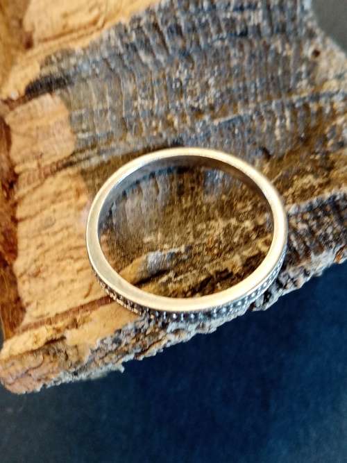 Sterling silver ring Size O.5