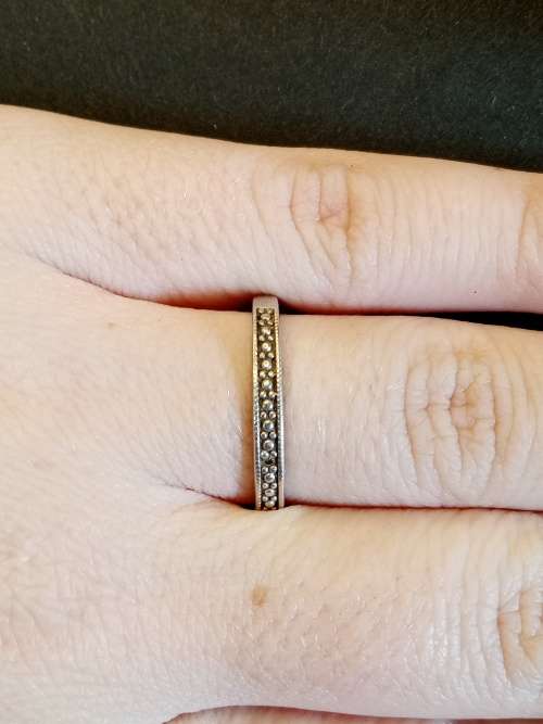 Sterling silver ring Size O.5