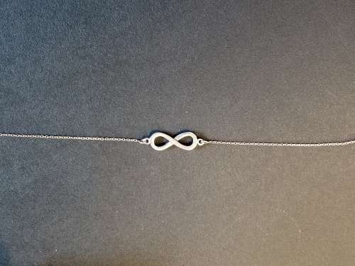 Sterling silver Eternity Bracelet 19cm