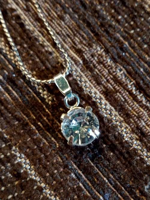 Sterling silver Necklace with pendant 48.5cm