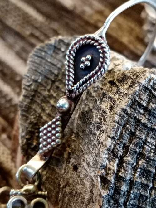 German silver earrings