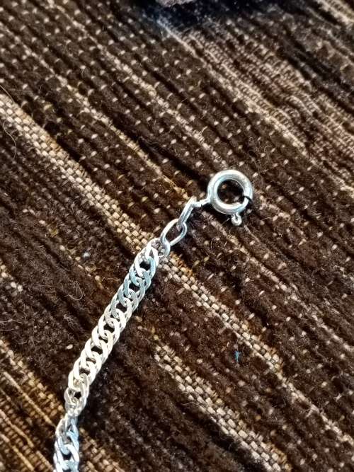 Sterling silver bracelet 19.4cm