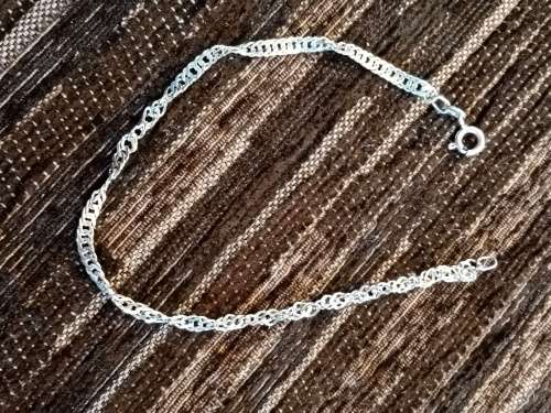 Sterling silver bracelet 19.4cm