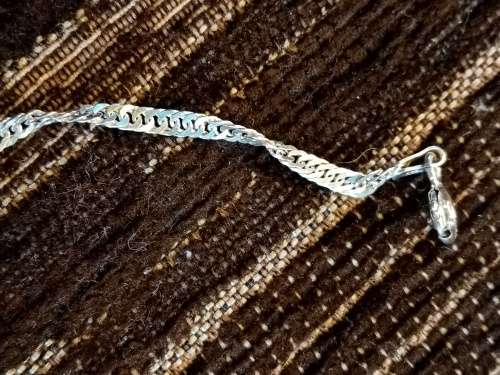 Sterling silver bracelet 19cm