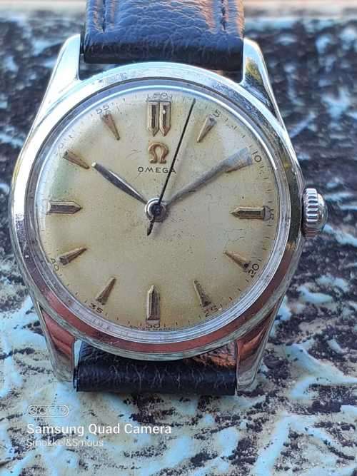 Omega 2690.1SC 1950 manual wind wrist watch 32mm ex crown WORKING