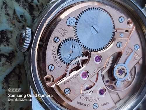Omega 2690.1SC 1950 manual wind wrist watch 32mm ex crown WORKING