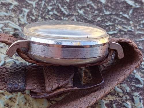 Dupont Extra chronograph from early 1940`s wrist watch 33mm ex crown WORKING