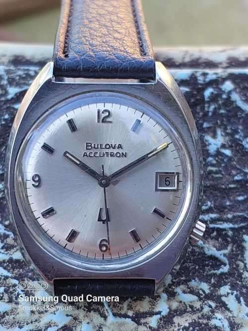 Bulova accutron from 1974 35mm ex crown WORKING