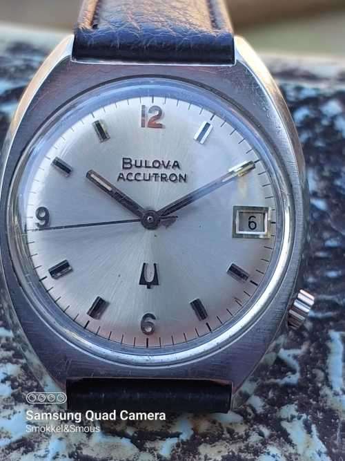 Bulova accutron from 1974 35mm ex crown WORKING