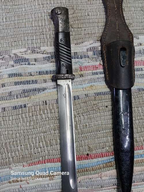 German k98 Bayonet by Berg and Co This is a one year only Bayonet 1943