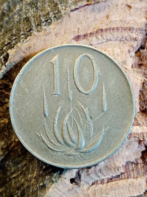 South Africa 1977 10 cents