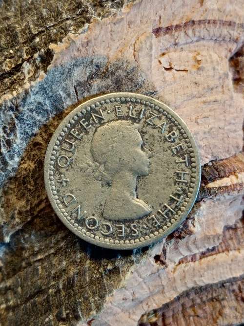 Rhodesia and Nyasaland 1955 threepence