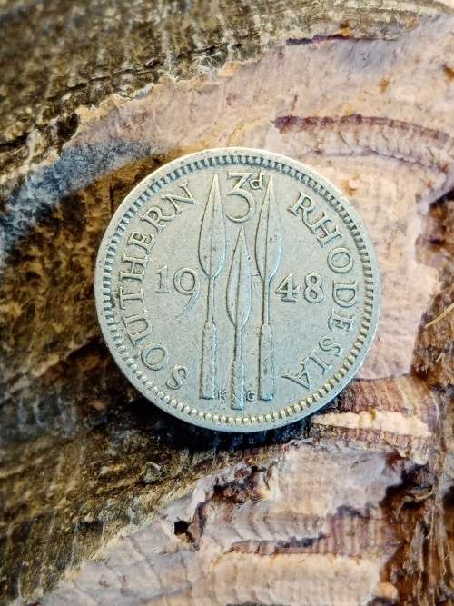 Southern Rhodesia three pence 1948