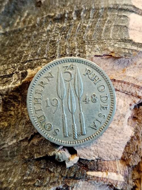 Southern Rhodesia 1948 threepence
