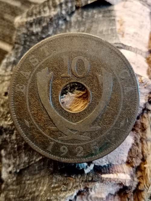 East africa 1925 10 cents