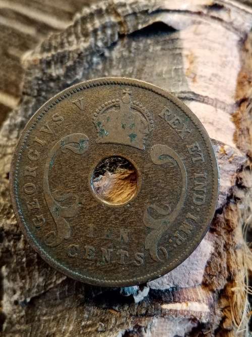 East africa 1925 10 cents
