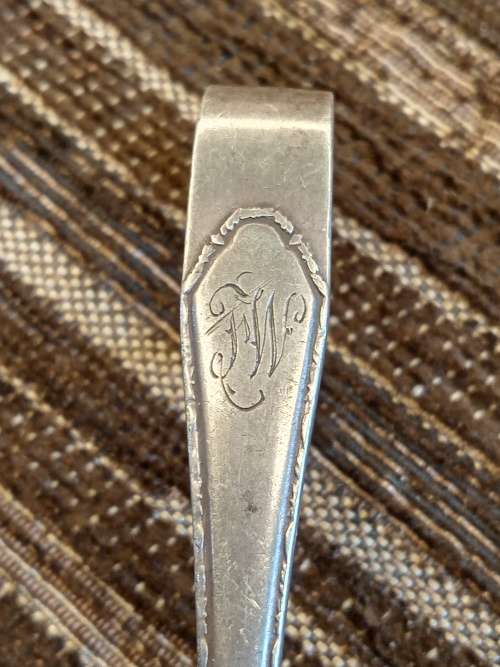Sterling silver baby feeding utensil