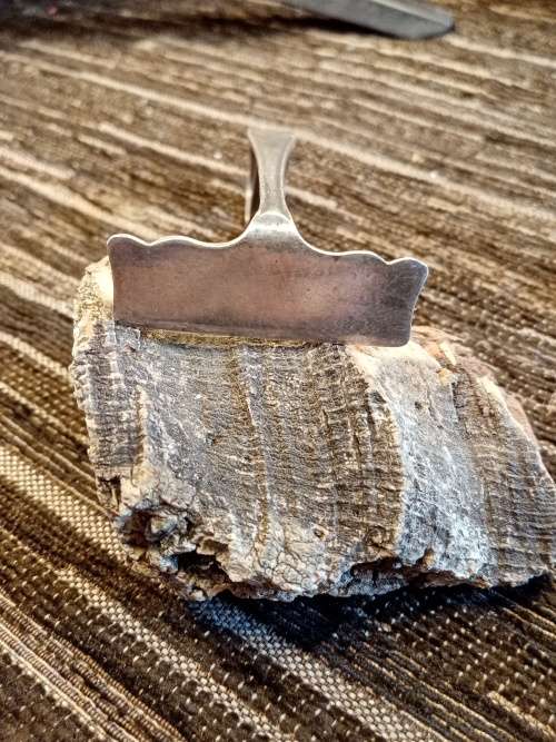 Sterling silver baby feeding utensil