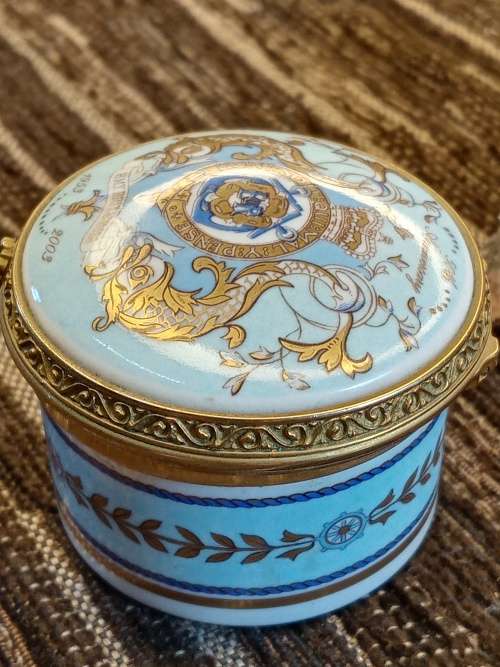Ceramic H.M.Y Britannia 1953-2003 height 35mm diameter 40mm