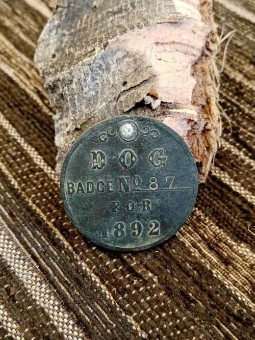 1892 Uiterhaag dark license disk