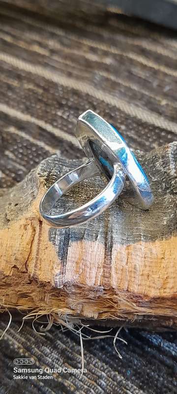 Sterling Silver ladies ring Size L.5 No Box!