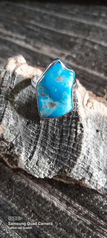 Sterling Silver ladies ring Size L.5 No Box!