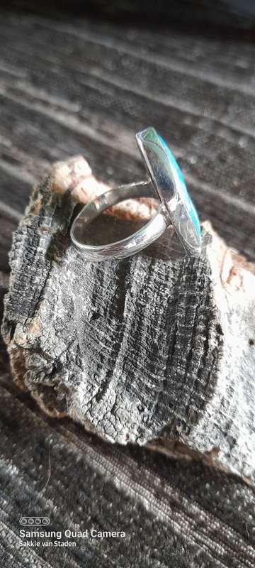 Sterling Silver ladies ring Size L.5 No Box!