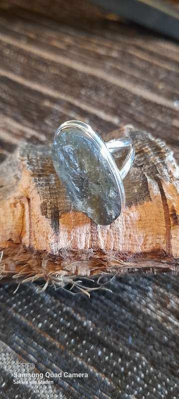 Sterling Silver ladies ring Size M No Box!