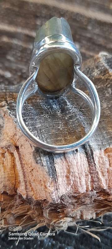 Sterling Silver ladies ring Size M No Box!