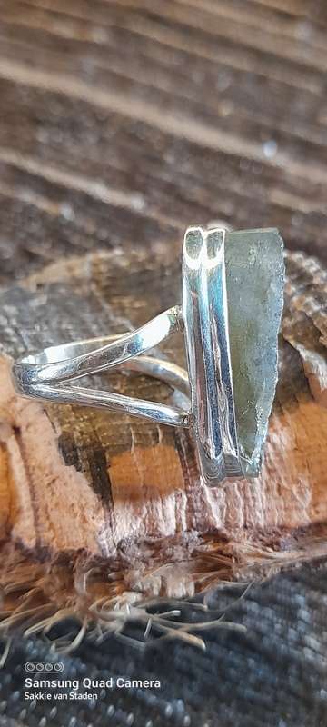 Sterling Silver ladies ring Size M No Box!