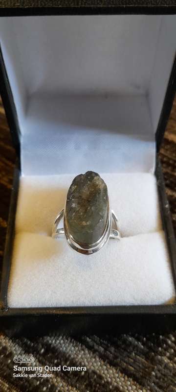 Sterling Silver ladies ring Size M No Box!
