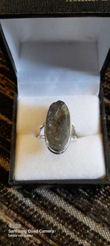 Sterling Silver ladies ring Size M No Box!
