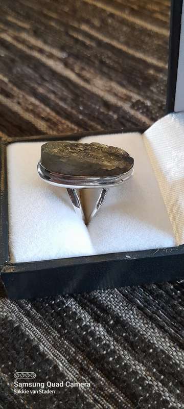 Sterling Silver ladies ring Size M No Box!