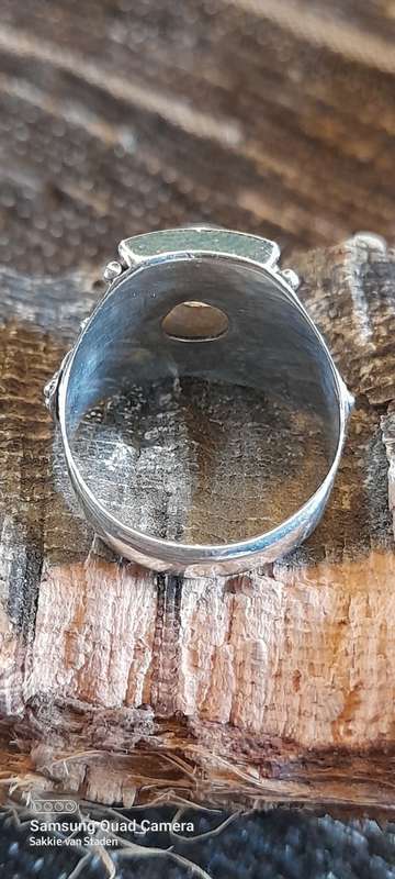 Sterling Silver ladies ring Size M No Box!