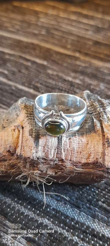 Sterling Silver ladies ring Size U.5 No Box!