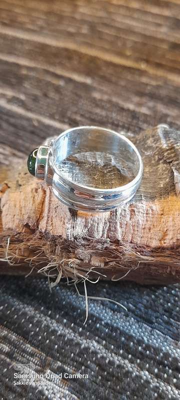 Sterling Silver ladies ring Size U.5 No Box!