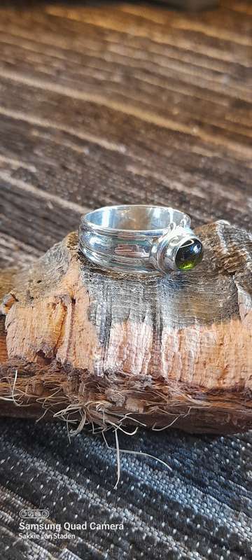 Sterling Silver ladies ring Size U.5 No Box!