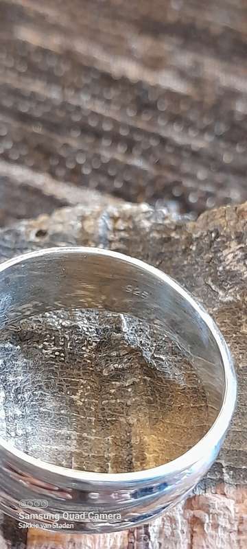 Sterling Silver ladies ring Size U.5 No Box!