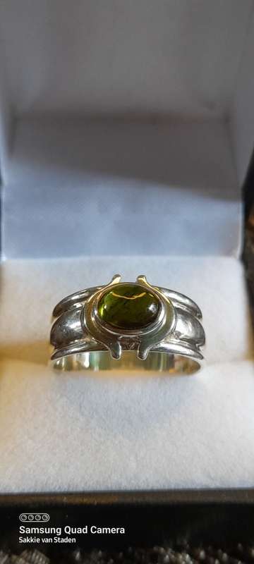 Sterling Silver ladies ring Size U.5 No Box!