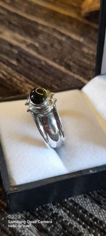 Sterling Silver ladies ring Size U.5 No Box!