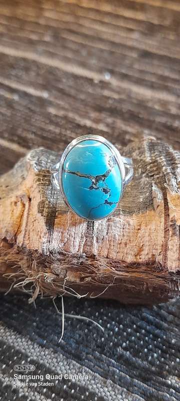 Sterling Silver ladies ring Size O No Box!
