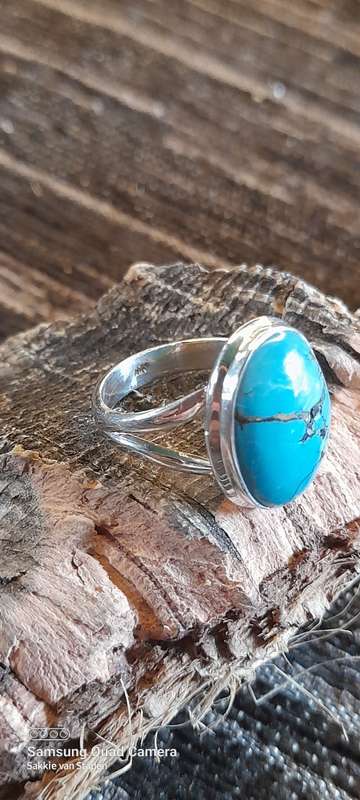 Sterling Silver ladies ring Size O No Box!
