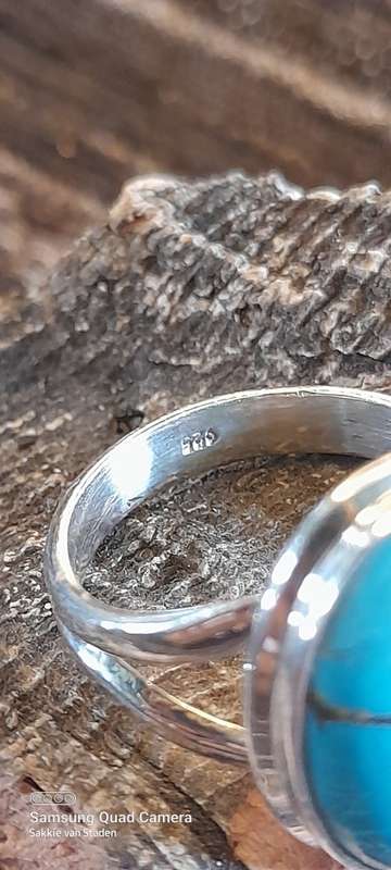 Sterling Silver ladies ring Size O No Box!