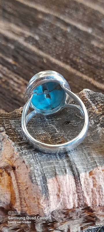 Sterling Silver ladies ring Size O No Box!