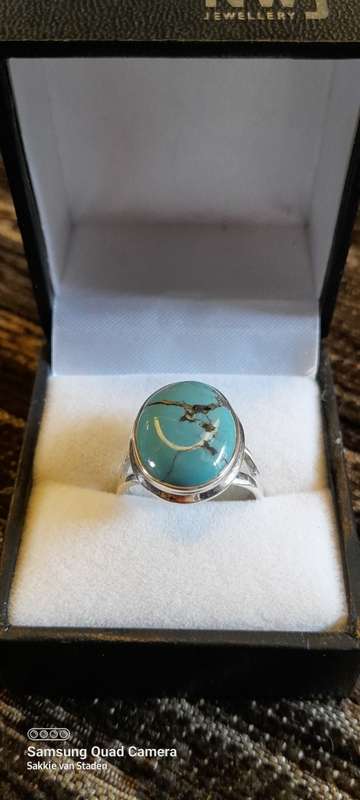 Sterling Silver ladies ring Size O No Box!